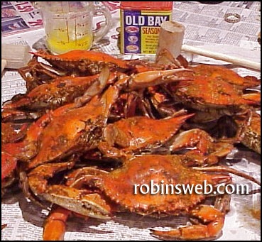 Maryland Crab Feast at robinsweb.com